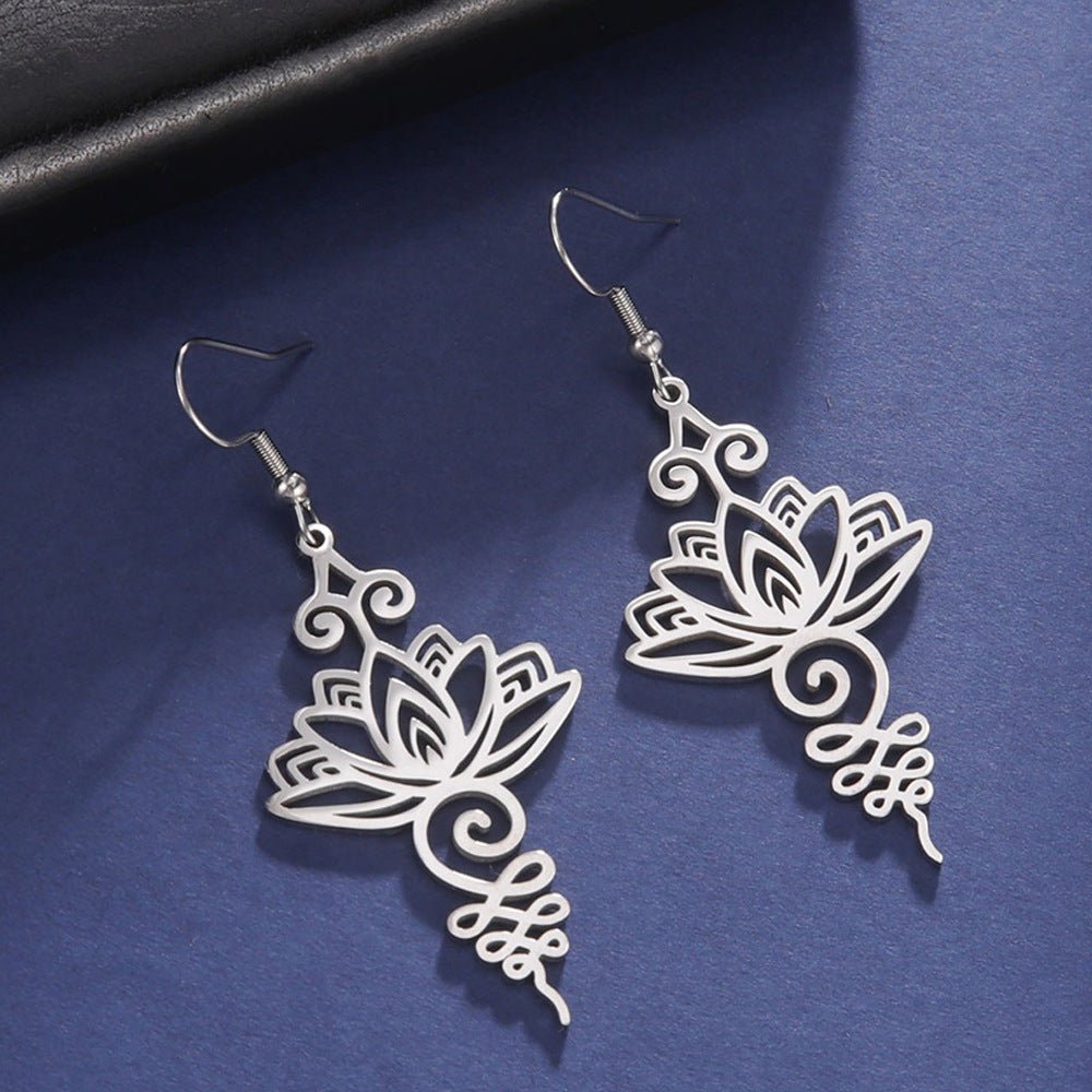 Titanium Earrings Stainless Steel Cutting-Jewearrings