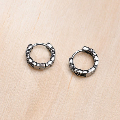 Titanium Earrings Stainless Steel Twist-Jewearrings