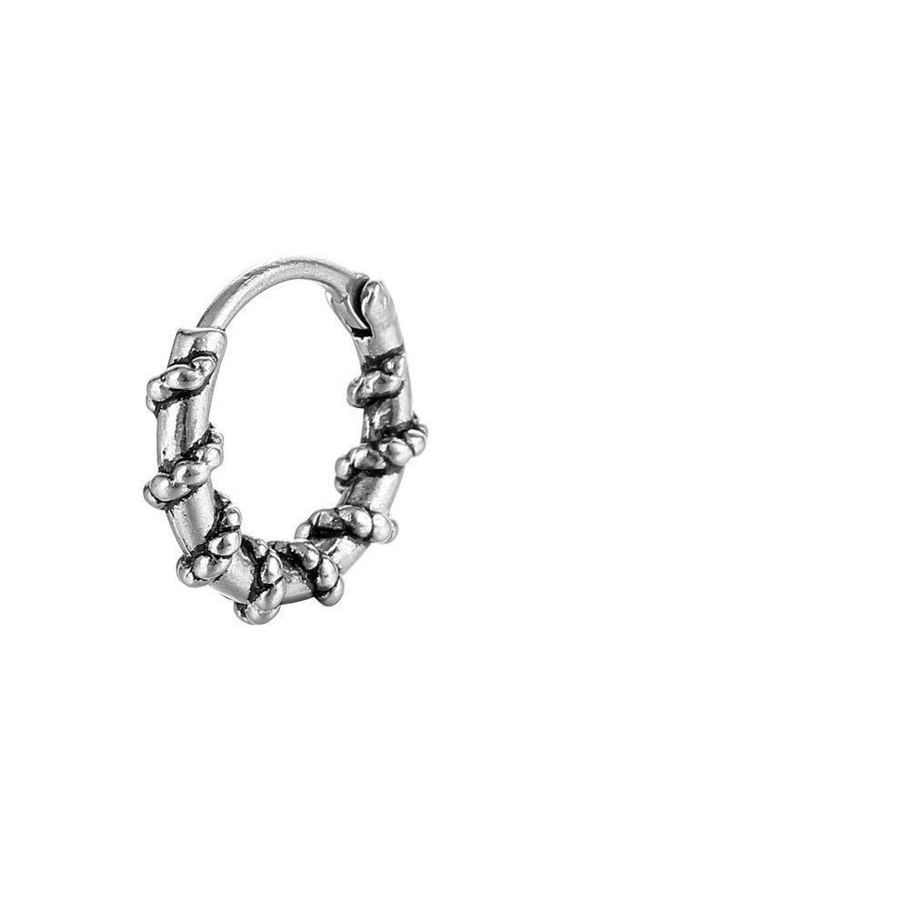 Titanium Earrings Twist Design-Jewearrings