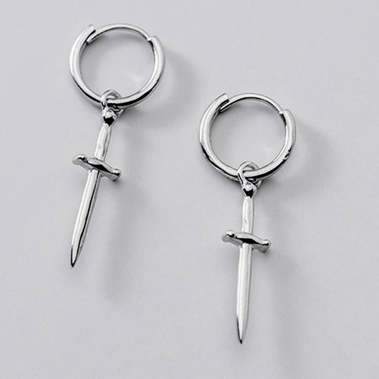 Titanium Earrings Vintage Hip Hop-Jewearrings