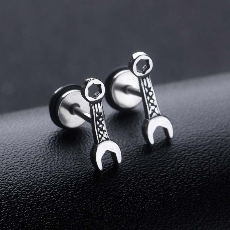 Titanium Earrings Wrench-Jewearrings