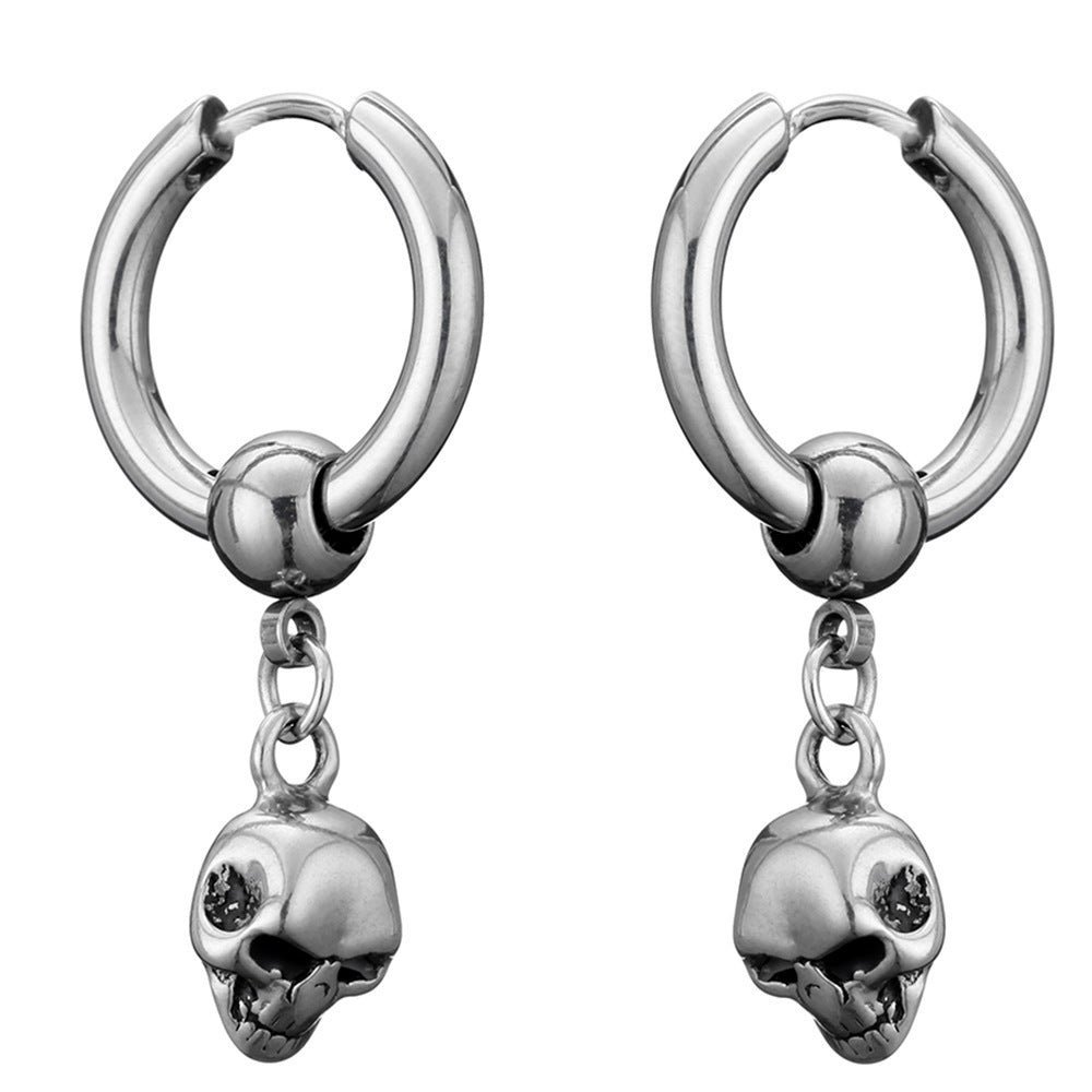 Titanium Hip-hop Personality Earrings-Jewearrings