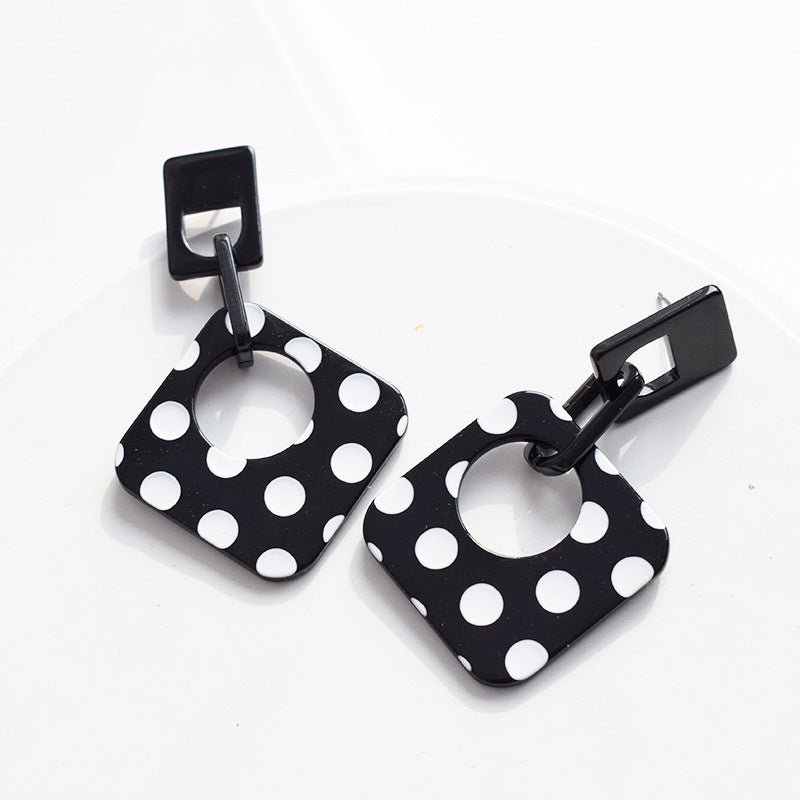 Trend Wave Point Ins Acetate Earrings Fashion Acrylic Long Earrings Women-Jewearrings