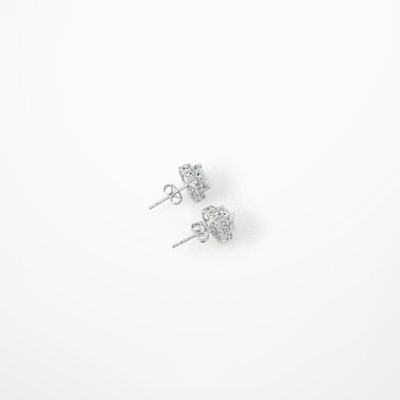 Trendy Men And Women Diamond And Rhinestone Stud Earrings-Jewearrings