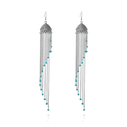 Turquoise Earrings Exquisite Hollow-Jewearrings