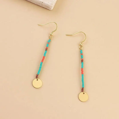 Turquoise Earrings Handmade Design-Jewearrings