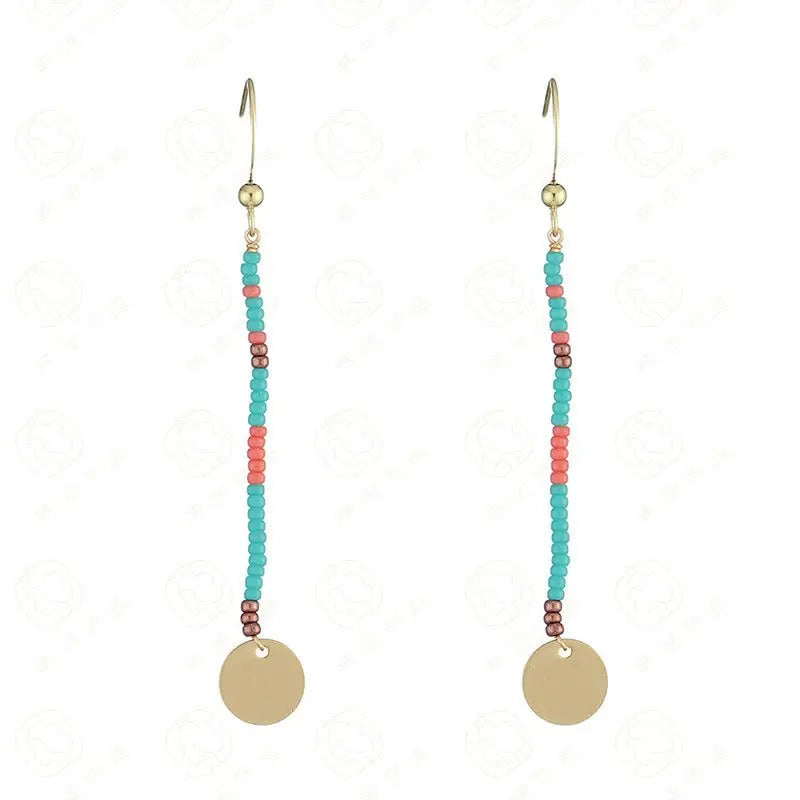 Turquoise Earrings Handmade Design-Jewearrings