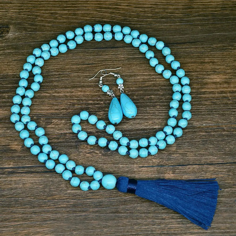 Turquoise Earrings: Jewelry Set-Jewearrings