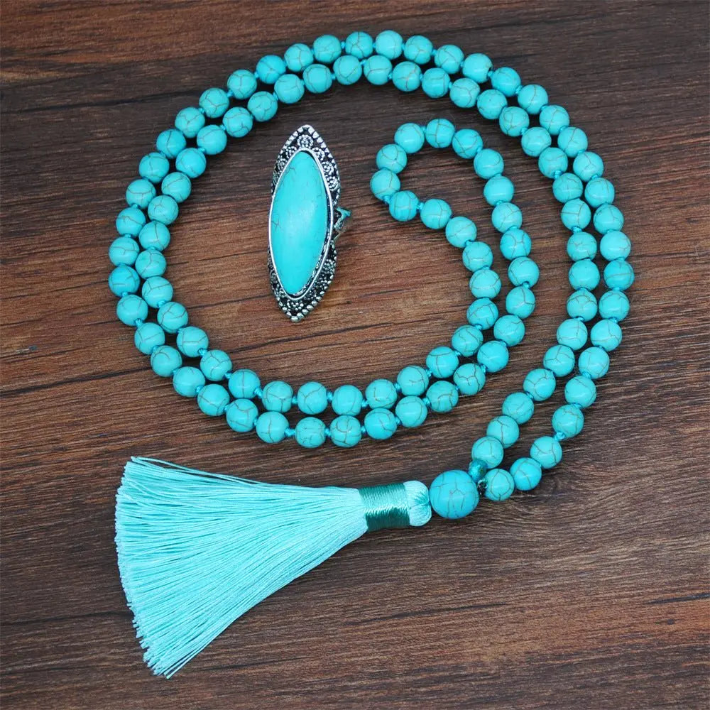 Turquoise Earrings: Jewelry Set-Jewearrings