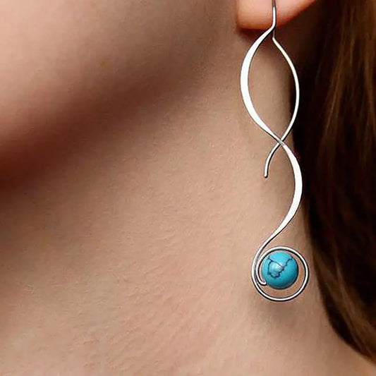 Turquoise Earrings: Retro Style-Jewearrings