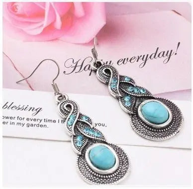 Turquoise Earrings: Sapphire Style-Jewearrings