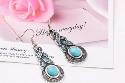 Turquoise Earrings: Sapphire Style-Jewearrings