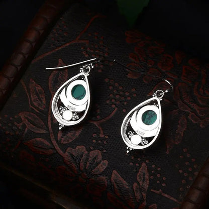 Turquoise Earrings: Thai Silver-Jewearrings