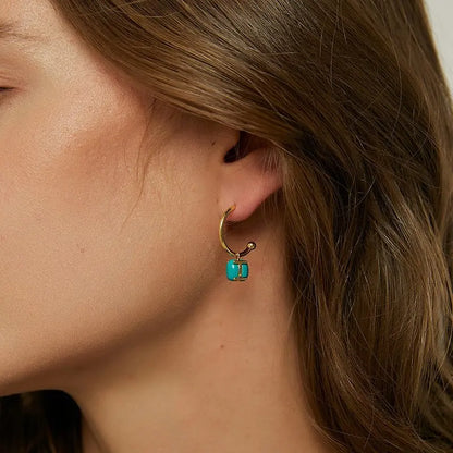 Turquoise Earrings Vintage Fashion-Jewearrings