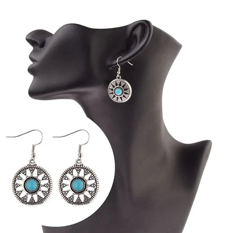 Turquoise Earrings: Vintage Style-Jewearrings