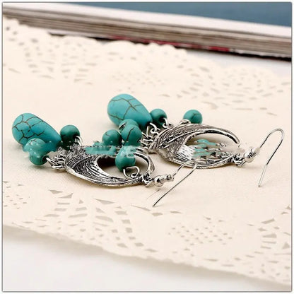 Turquoise Earrings: Vintage Style-Jewearrings