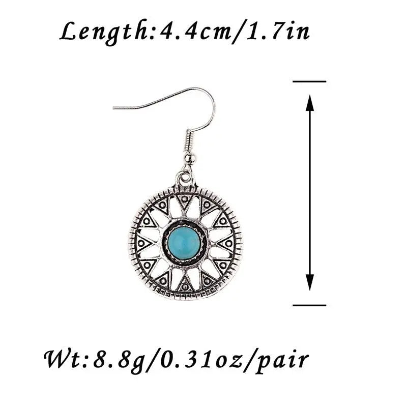 Turquoise Earrings: Vintage Style-Jewearrings