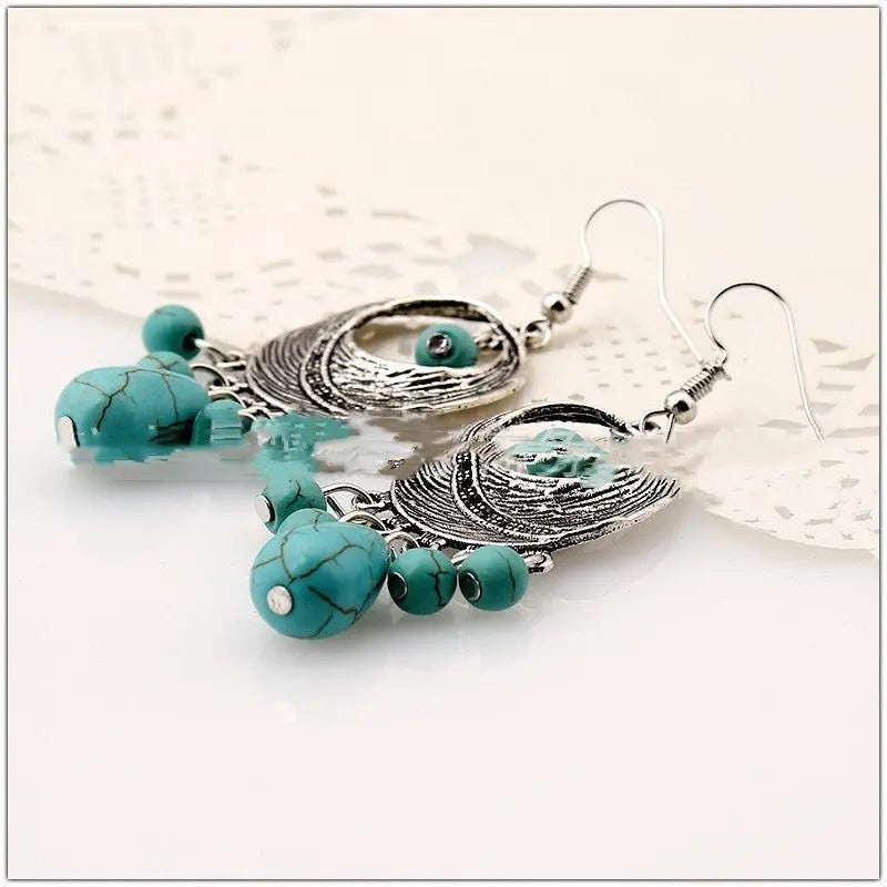 Turquoise Earrings: Vintage Style-Jewearrings