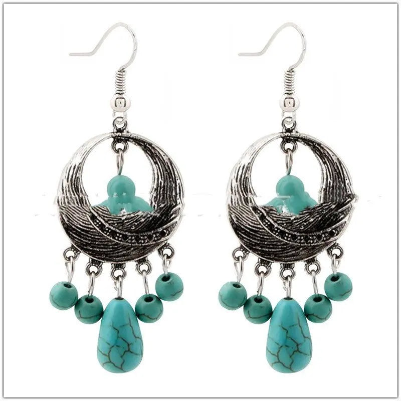 Turquoise Earrings: Vintage Style-Jewearrings