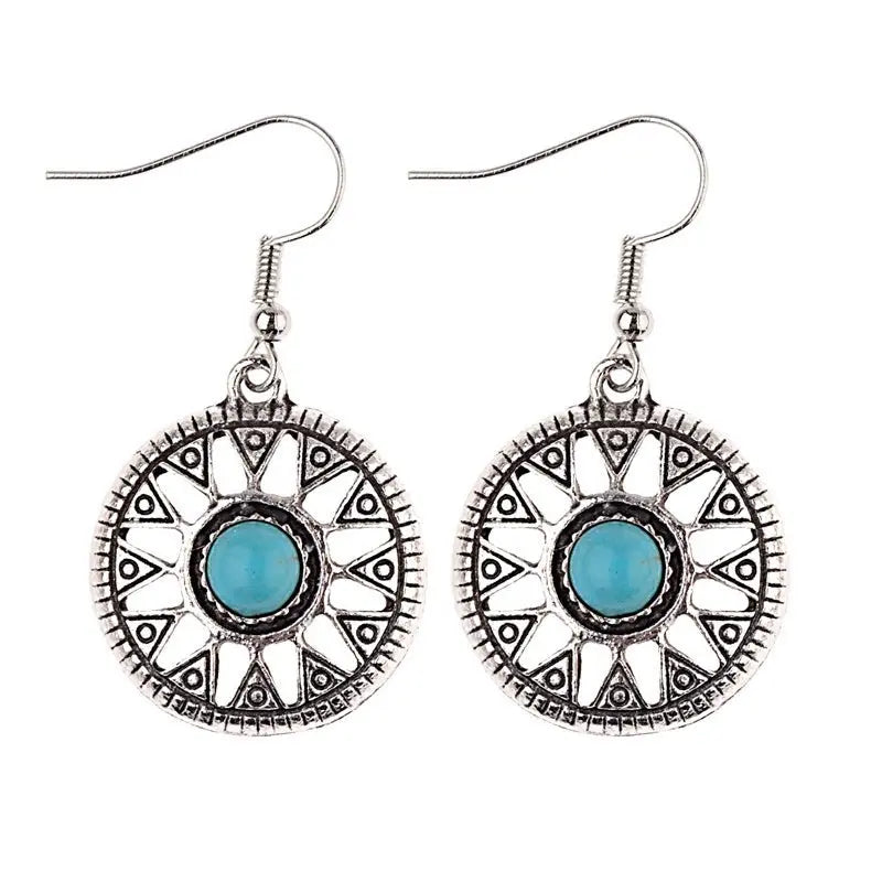 Turquoise Earrings: Vintage Style-Jewearrings