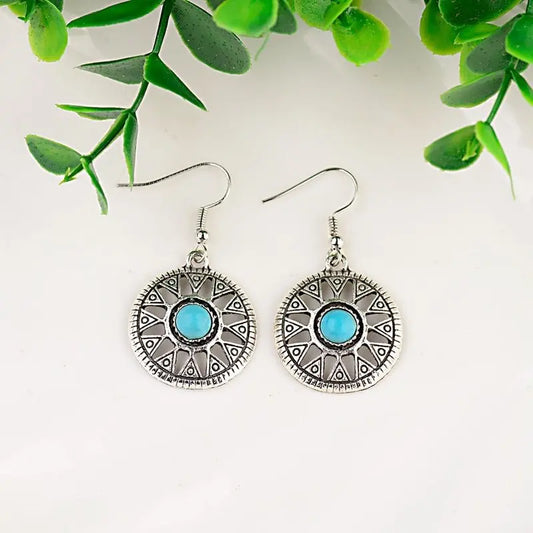 Turquoise Earrings: Vintage Style-Jewearrings