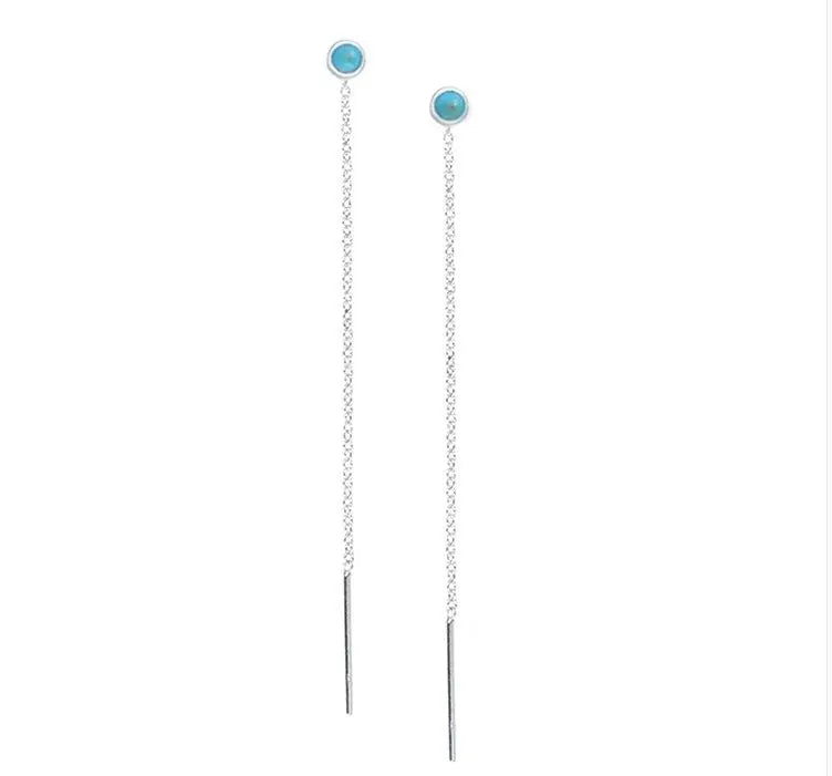 Turquoise Earrings with three Earrings-Jewearrings