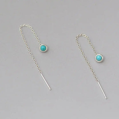 Turquoise Earrings with three Earrings-Jewearrings