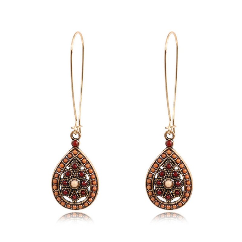 Vintage boho fashion big earrings-Jewearrings