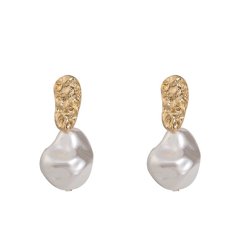 Vintage Detachable Baroque Pearl Earrings-Jewearrings