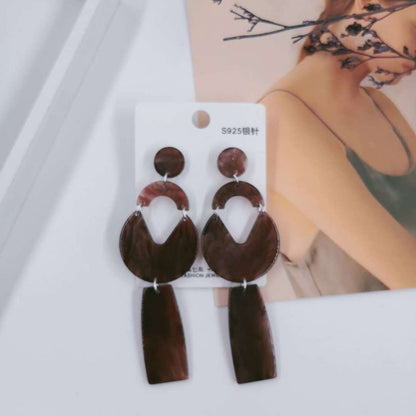 Vintage Fashion Acetate Acrylic Earrings-Jewearrings