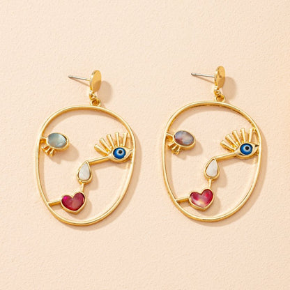 Vintage Fashion Acrylic Earrings Women-Jewearrings