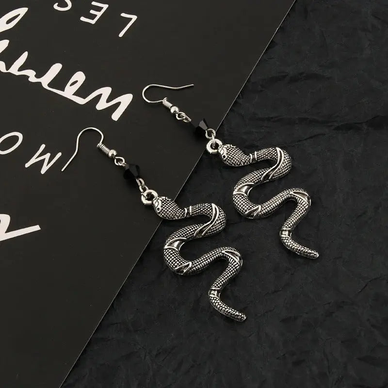 Vintage Snake Earrings | Animal Style-Jewearrings