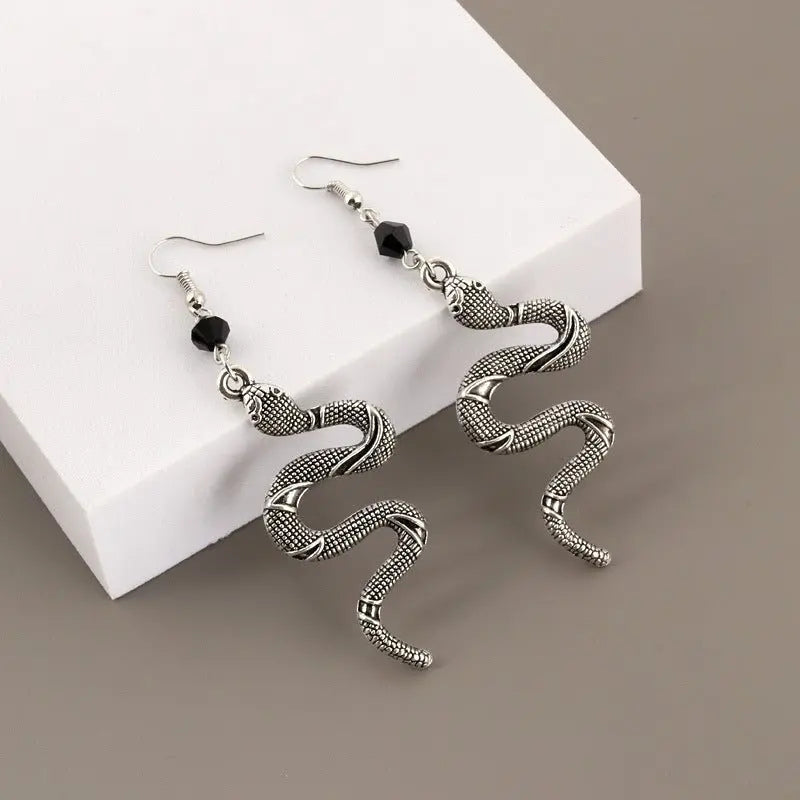 Vintage Snake Earrings | Animal Style-Jewearrings