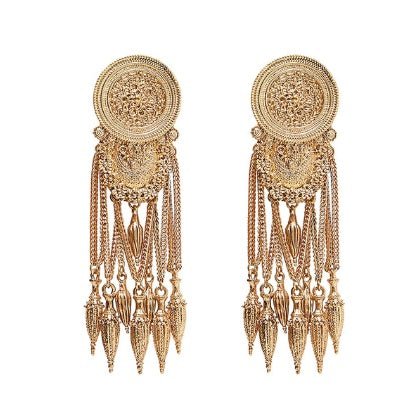 Vodeshanliwen ZA Fashion Geometric Dangle Earrings New Designs Bohemia Square Big Earrings For Women Jewelry Gift Wholesale-Jewearrings