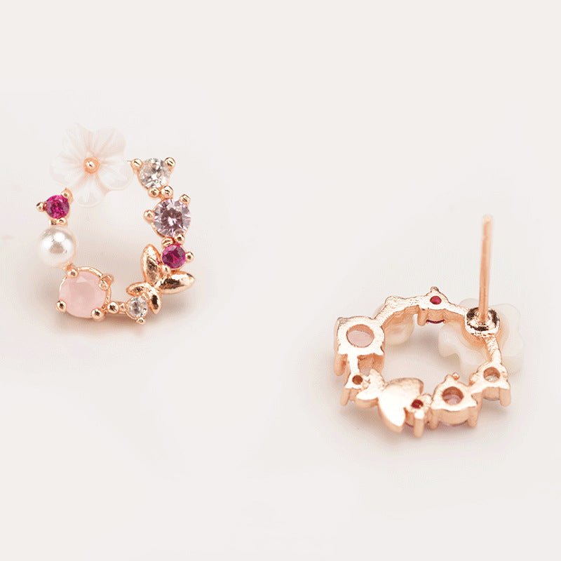 White Flower Earrings - Women's Style-Jewearrings