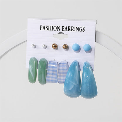 Women's Acrylic Earrings Set-Jewearrings