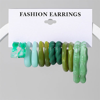 Women's Acrylic Earrings Set-Jewearrings