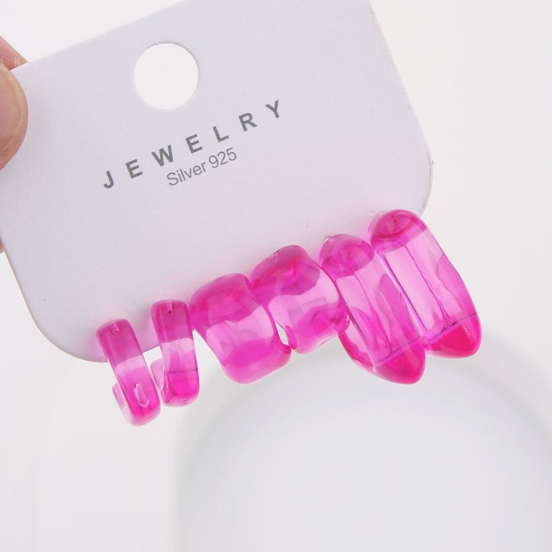 Women's Acrylic Earrings Set-Jewearrings