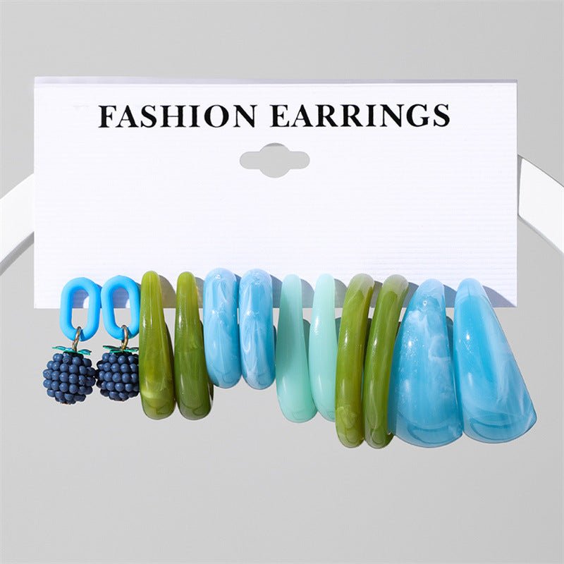 Women's Acrylic Earrings Set-Jewearrings