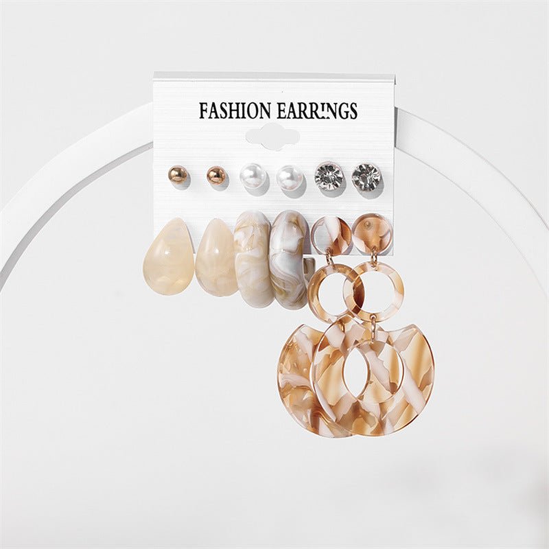 Women's Acrylic Earrings Set-Jewearrings