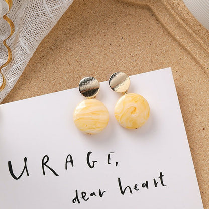 Women's Art Vintage Acrylic Plush Earrings-Jewearrings