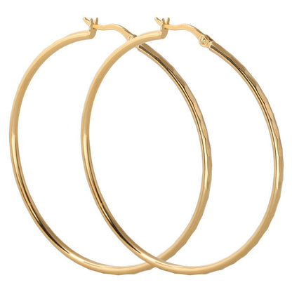 Women's Big Hoop Earrings-Jewearrings