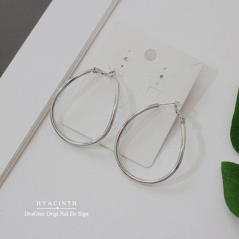 Women's Big Hoop Earrings-Jewearrings