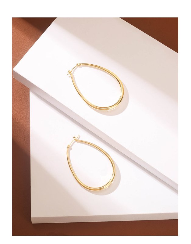 Women's Big Hoop Earrings-Jewearrings