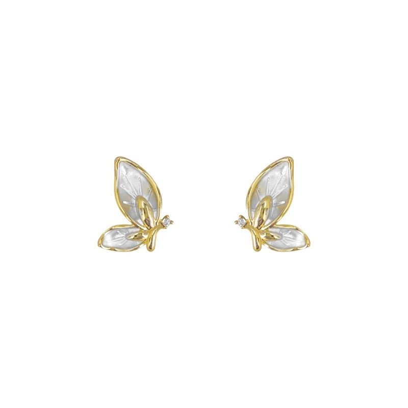 Women's Fashion Baroque Flower Pearl Earrings-Jewearrings