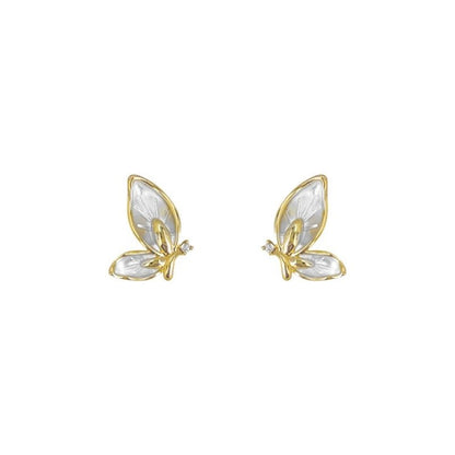 Women's Fashion Baroque Flower Pearl Earrings-Jewearrings