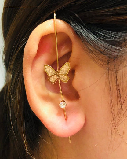 Women's Fashion Colorful Acrylic Butterfly Earrings-Jewearrings