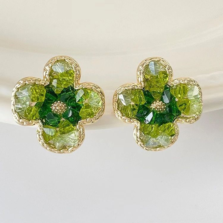 Women's Fashion Jasmine Flower Stud Earrings-Jewearrings