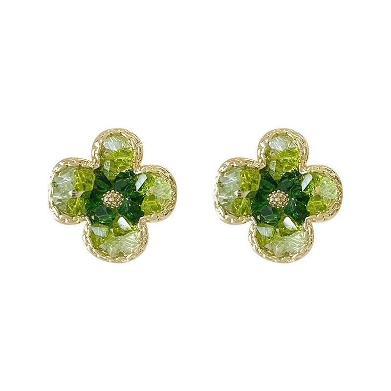 Women's Fashion Jasmine Flower Stud Earrings-Jewearrings