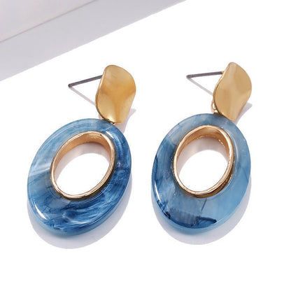 Women's Geometric Acrylic Earrings Simple-Jewearrings